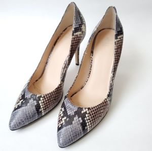 Aquatalia Snakeskin Stilettos High Heels